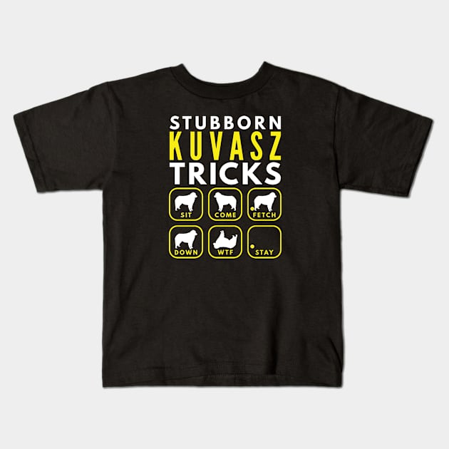 Stubborn Kuvasz Tricks - Dog Training Kids T-Shirt by DoggyStyles